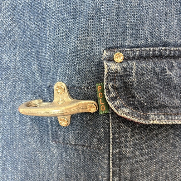 Vintage POLO RALPH LAUREN denim & metal clasp jacket - Picture 9 of 10